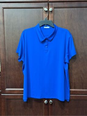 Pinspark Women's Blue Polo Top